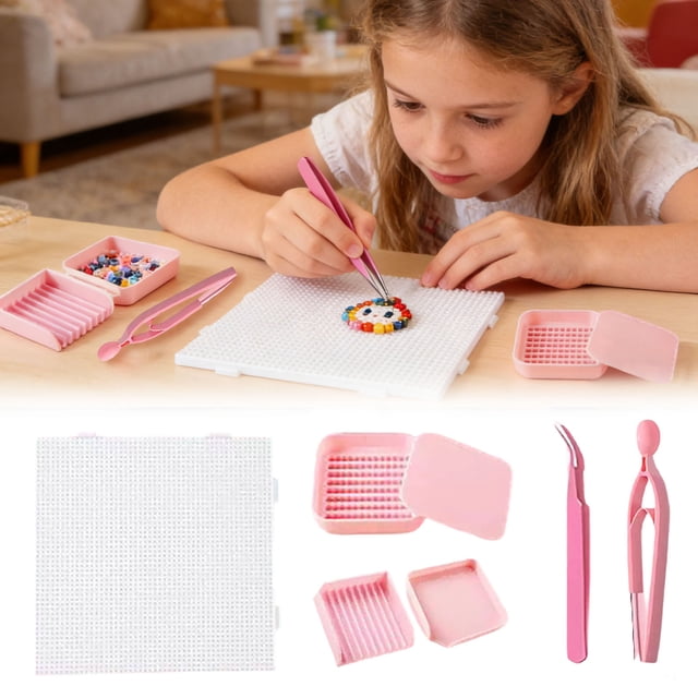 Complete The Bead Art Craft With Nail Boards And Bead Clamps For DIY Projects And Education