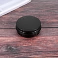thumbnail image 4 of 12pcs 1oz Black Aluminum Tin Jars Round Screw Lid Containers Empty Metal Storage Cans For Organizin, 4 of 5