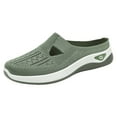thumbnail image 2 of Sliippers for Women, Women Shoes, Orthopedic Walking Shoes for Women,2026 New Orthowalkway Womens Shoes,Woven Orthopedic Breathable Walking Sneaker Non-Slip Arch Support Slip On Shoes, Green 8, 2 of 5