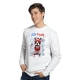 thumbnail image 3 of Hello Winter Boston Terrier Smiling in Red Scarf Hat Welcome Christmas Sweatshirt Unisex Merch Gentleman Dog Lover Gifts - 00017, 3 of 6