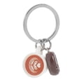 thumbnail image 2 of Coffee Theme Keychain Coffee Cup Coffee Bean Keychain Bag Pendant Key Ring Gift, 2 of 6