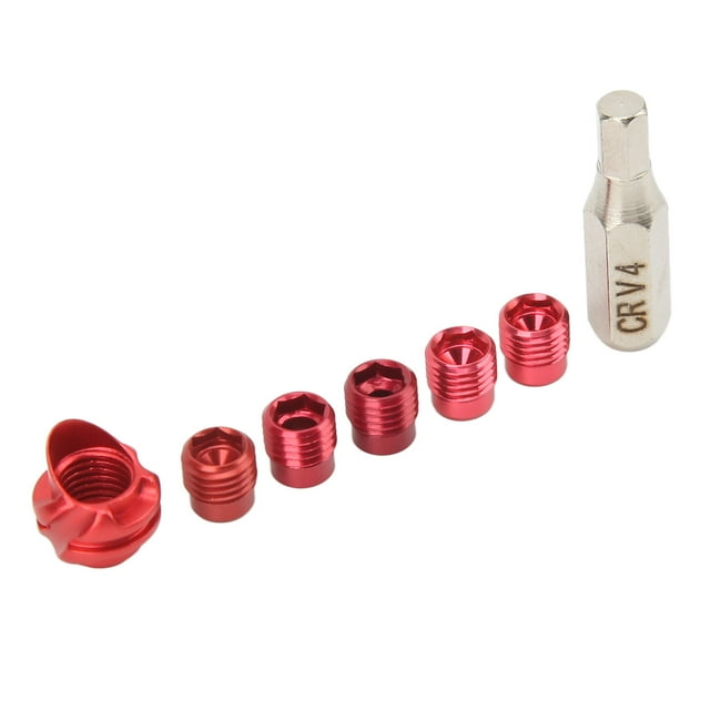 Nœud Composé Peep Sight, Kit de Tir à l'Arc à Capuche Peephole Remplaçable Noyau Intérieur CNC Maching pour Tir Rouge