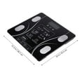thumbnail image 2 of Weighing Scale Bathroom Body Fat Scale, Smart Electronic ?Scales, Bath, 2 of 8