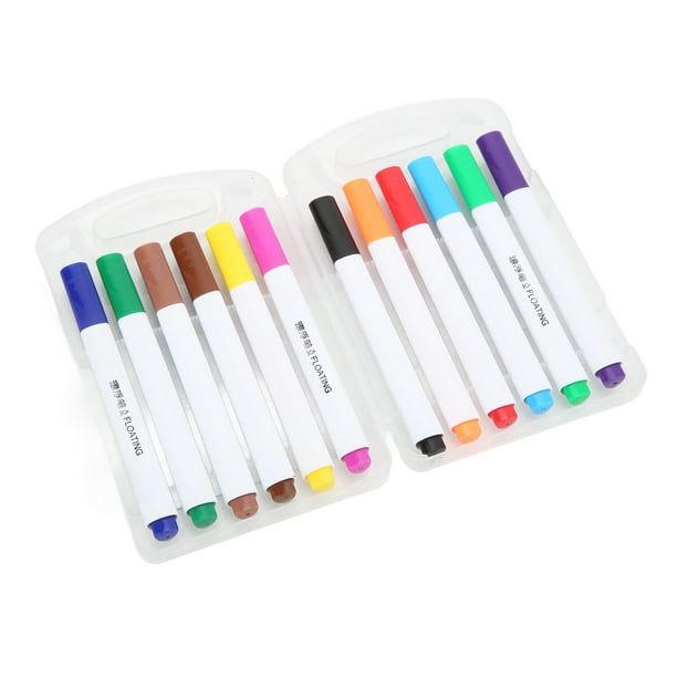Stylo de peinture à l’eau, marqueur de tableau blanc, stylo flottant à  l’eau Doodle, avec cuillère stylo à dessin de couleurs assorties pour le  bureau