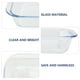 thumbnail image 4 of EeaseMX 1 plato de vidrio para servir comida, para horno, para pescado al vapor, color blanco, 4 of 7