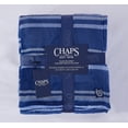 thumbnail image 1 of CHAPS PRINTED STRIPE PLUSH BLANKET, 90 X 90, 1 of 5