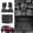 Black, variant on Bomely Tpe All Weather Floor Mats Cargo Liner Backrest Protectors, Fits Nissan Rogue 21-26, Waterproof Non-Slip Full Set