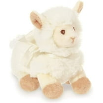 Bearington Baby Sweet Alma Plush Stuffed Animal Llama with Rattle, 6 inches