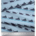 thumbnail image 3 of Soimoi Cotton Poplin Fabric Whale Ocean Print Fabric by The Yard 42 Inch Wide, 3 of 3