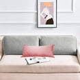 thumbnail image 3 of Djiypn Cooling Shredded Body Pillow - Bed Pillows for Adults - Zipper Closure Bed Pillows for Sleeping with Washable Cover - 23.7x11.8 inch, Pink, 3 of 8