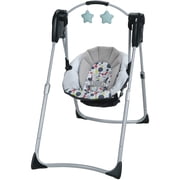 Graco Slim Spaces Compact Baby Swing, Etcher, Infant