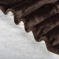 thumbnail image 3 of Legacy Decor Brown Fleece Sherpa Throw, 3 of 3