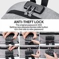 thumbnail image 2 of Cyber Bags Laptop up to 15.6 in Backpack USB Pocket Travel Computer Bag, Gray, 2 of 8