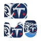 thumbnail image 4 of Juego de 3 alfombras de baño del equipo Titans, alfombra antideslizante para baño, 24 x 16 pulgadas, 4 of 7