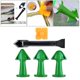 thumbnail image 1 of Removedor de goma 5 en 1, herramienta de acabado de calafateo, accesorio de raspador de lechada suave, herramienta esparcidora de relleno de espátula, verde Soledad boquillas de calafateo, 1 of 10