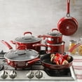 thumbnail image 4 of Kenmore Elite Andover Batterie de cuisine 10 pièces, Rouge Ombré, 4 of 8