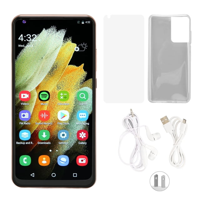 S30 Ultra Smartphone para Android 10.0 6.6in 4GB RAM 64GB ROM MTK6889 Teléfono móvil Frontal 8MP Trasero 16MP 1960x1080 100-240V Oro Enchufe de EE. UU.