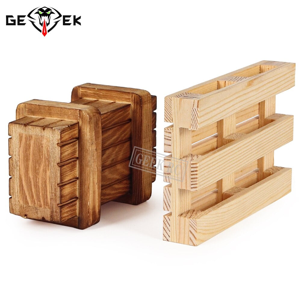 Accessoires Décoration Pour Voiture RC 1/10 - Filet à Bagages, Caisse En Bois, Bidon D'Essence, Pour Crawler - 9