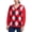 Scarlet Multi, variant on Tommy Hilfiger Womens Plus Ribbed Trim  Cotton Pullover Sweater