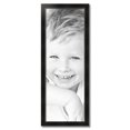 thumbnail image 2 of ArtToFrames 14" x 40" Honors Black with Silver Picture Frame, 14x40 inch Black Wood Poster Frame (WOM-5157), 2 of 7