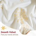thumbnail image 4 of Cortinas Beauoop de terciopelo navideño, 213 x 213 cm, 2 paneles, color dorado, 4 of 9