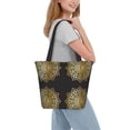 thumbnail image 6 of Bingfone Gold Mandala Women Shoulder Tote Bags Casual Bag Ladies Shopping Handbag, 6 of 6