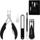 thumbnail image 4 of Kit de alicates Olecranon, tijeras para uñas de acero inoxidable, juego de cortaúñas, herramienta de pedicura portátil antideslizante para uñas gruesas o encarnadas, cortaúñas para adultos, 4 of 5