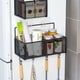 thumbnail image 4 of Ganchos adhesivos para estantes de ducha, gran capacidad de carga para su baño y cocina, diseño transparente impermeable, fácil instalación sin taladrar, 4 of 5