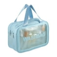 thumbnail image 4 of 1 Pc Women Convenient Large Makeup Bag for Vacation Camping Business Travel Blue-L, 4 of 4