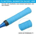thumbnail image 5 of Tennis Badminton Racket Overgrip Non-Slip Sweatband Drumstick Tape, Blue 10 Pack, 5 of 6