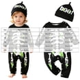 thumbnail image 4 of Wonitaaizi Newborn Baby Boy Halloween Romper Skeleton Jumpsuit Outfit Skull Clothes with Hat(6-9 Months,Black), 4 of 7