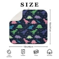 thumbnail image 4 of Neon Outline Dinosaurs Vibrant Dish Drying Mat for Kitchen 1 Pack, Ultra Absorbent Microfiber Dishes Drainer Mats,16"x18", 4 of 6