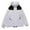 Grey, variant on Pisexur Womens Fall Jackets Zip Up Hooded Windbreaker Jacket Casual Lightweight Windproof Rain Coats Plus Size Rain Jacket with Pockets XS-3XL