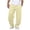 Yellow, variant on Men Sweatpants Big And Tall 2026 Fashion Elastic Waist Drawstring Loose Fit Casual Harem Pants with Pockets Trousers