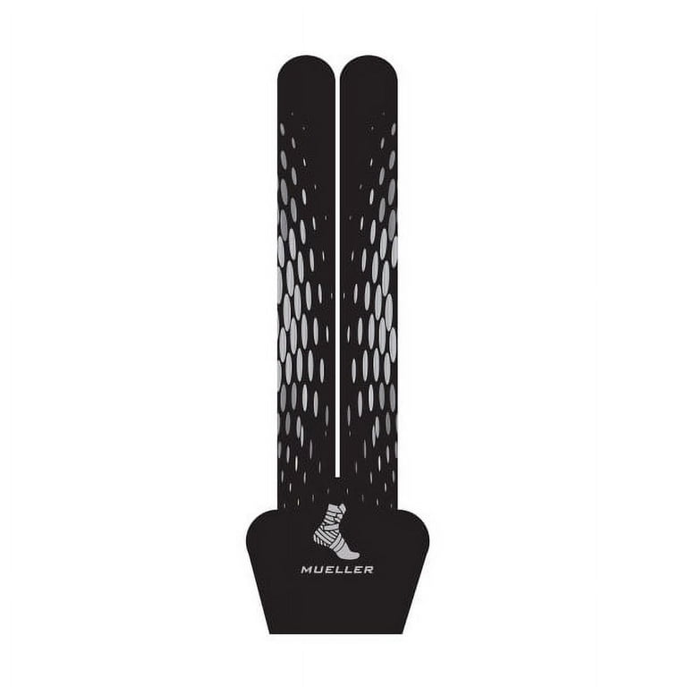 Mueller EasyFit Kinesiology Tape Pre-Cut, Black, Neck, 3