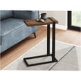 thumbnail image 5 of JERFIT Modern C-Shaped End Table with Metal Frame, Small Accent Table for Living Room, Bedroom, Brown Laminate Top, 5 of 10