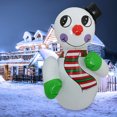 thumbnail image 6 of Taotanxi 22 Inches (About 58 Cm) Christmas Inflatable Snowman Decoration Christmas Party Inflatable Tumbler Suitable For Christmas Holiday Party Indoor Garden Lawn Decoration, 6 of 6