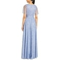 thumbnail image 2 of Theia womens  Sabine V-Neck Beaded Gown, 6, 2 of 3