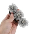 thumbnail image 5 of Unique Bargains 1 Pc Hair Disk Flower Bun Holder for Women Gray Black, 5 of 5
