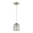 thumbnail image 2 of Atlas Lighting and Home 1-Light Mini Ceiling Pendant Light with Speckled Glass Shade - 7", 2 of 4