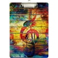 thumbnail image 2 of FMSHPON Musical Note Art Painting Clipboard Hardboard Wood Nursing Clip Board and Pull for Standard A4 Letter 13x9 inches, 2 of 8