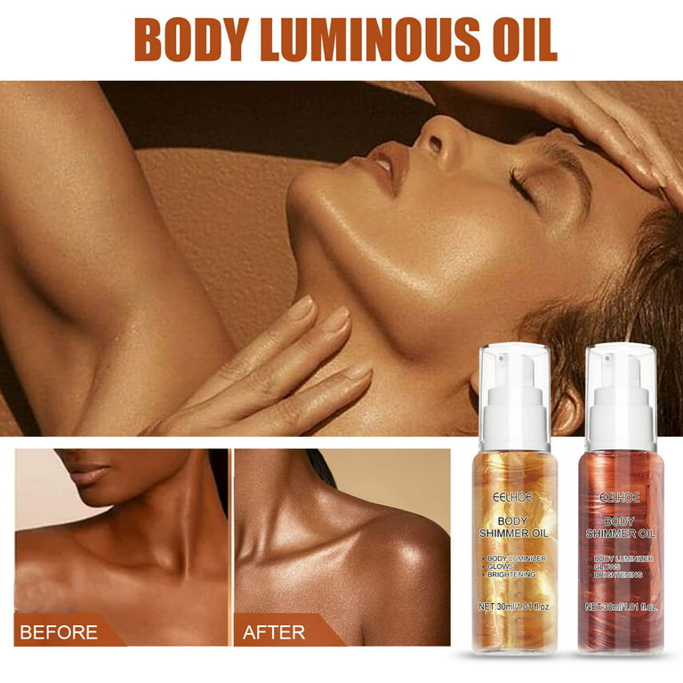 Organic Shimmering Tanning Highlighter Body Waterproof Cream
