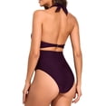 thumbnail image 3 of Sngxgn Women Bathing Suit Crisscross Back Swimsuit Tummy Control Summer Athletic Swimming Swimwear(,XXL), 3 of 4