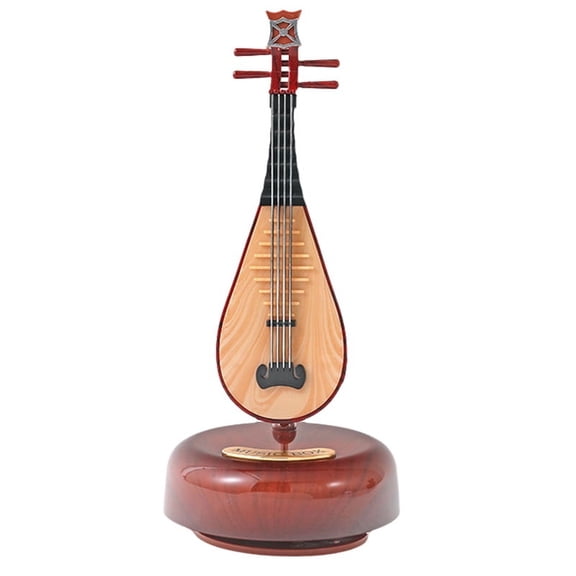 Pipa Classical Instruments Pipa Music Box Home Wine Cabinet Decorations Violin Guitar Octave Box Home Decoration