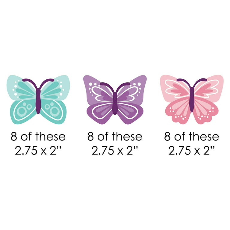 Butterfly Theme Mini Coloring Books Party Favor Coloring Book Pink Purple  Butterfly Birthday Party Coloring Books 
