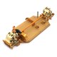 thumbnail image 1 of Vogacara Placa inferior de coche con Control remoto 1/14, soporte de batería, montaje de Servo, pieza de repuesto diferencial, accesorio de Kit de caja Kits de construcción modelo Oro Vogacara FN010451-01, 1 of 6