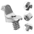 thumbnail image 4 of Minkissy 10pcs Shelf Pins Silver Thick Design for Cabinet Partitions, 4 of 6