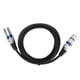 thumbnail image 4 of Cable de micrófono XLR macho a hembra, sin pérdida, de bajo ruido, de 3 pines, XLR macho a XLR hembra para micrófonos y altavoces, 4 of 12
