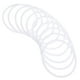 thumbnail image 1 of 20 piezas Dreamcatcher aros redondos círculos de plástico blanco DIY Dreamcatcher Material Material (11 cm), 1 of 7