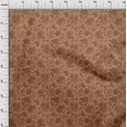 thumbnail image 4 of oneOone Georgette Viscose Brown Fabric Abstract Floral Craft Projects Decor Fabric Printed By The Yard 42 Inch Wide, 4 of 4